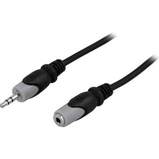 InLine 3,5 mm hanstik - 3,5 mm kvindelig - audioforlængerkabel, 3 m