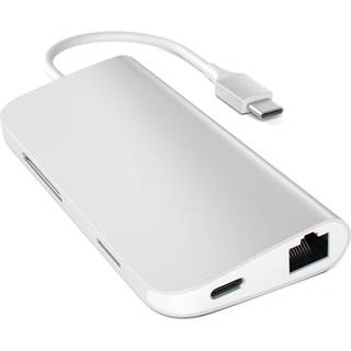 Satechi Type-C Multi-Port 4K Ethernet - Silver