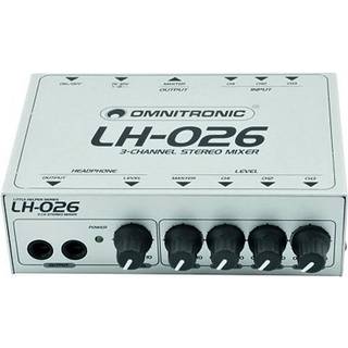 Omnitronic LH-026 3-Channel Stereo Mixer TILBUD NU stereoanlæg kanals kanal