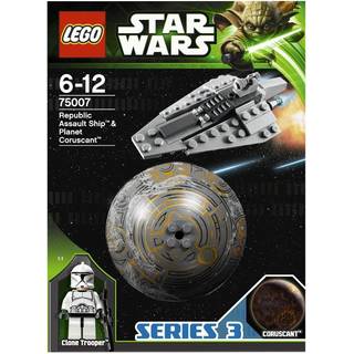 Republic Assault Ship & Planet Coruscant (75007)