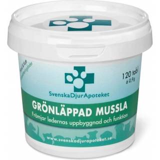Svenska DjurApoteket Grønlæbet Musling - 120 tab
