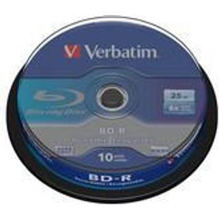 VERBATIM BD-R SL 6X 25GB 10PACK SPINDLE