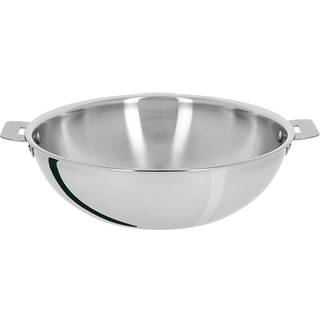 CRISTEL - Casteline Removable Stainless Steel Wok - 20 cm - Stegepander - Træ farvet