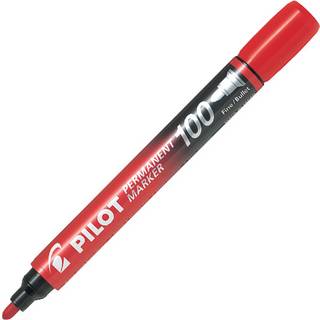 Marker Permanent 100 rund rød