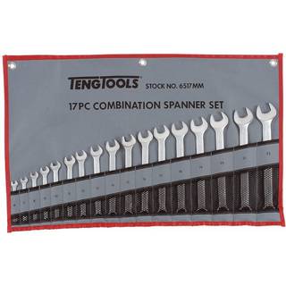 Teng Tools Ring-gaffelnøgler i sæt 6517MM