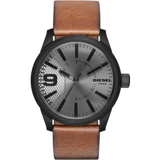 Diesel DZ1764 Rasp Grå/Læder Ø46 mm