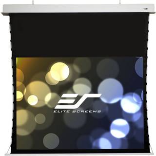 Elite Screens Evanesce Tab Tension 16:9 loft forsænket motoriseret projektorlærred, 120 tommer