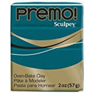 Sculpey premo polymer ovn-bake ler turkis ikke giftig 2 oz. Bar Fantastisk til smykker, der fremstiller ferie DIY blandede medier og hjemme D? Co