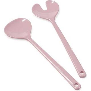 Salatbestik 28 cm Hvid