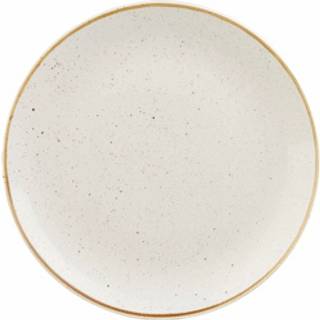 Churchill Coupe Stonecast porcelæn tallerken Ø21.7cm vanilje