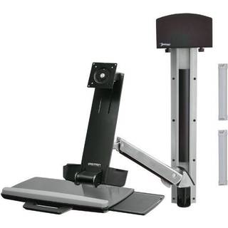 Ergotron StyleView Sit-Stand Combo System with Small CPU Holder
