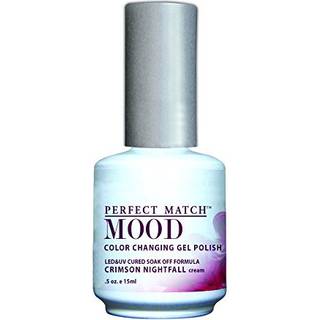 Lechat Perfect Match Mood Gel Polish Crimson Nightfall 0,500 ounce (MPMG18)