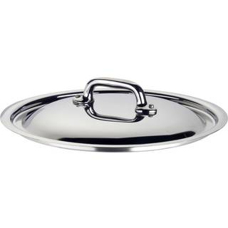 Mauviel Cook Style Låg blank stål - 24 cm