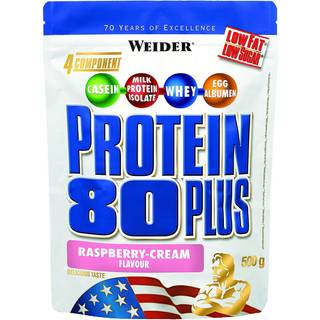 Weider Protein 80 Plus, 500 gram - Raspberry-Cream