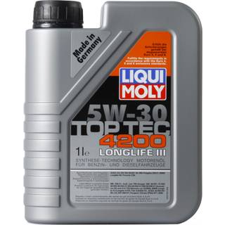 Top tec 4200 Liqui moly 5W30 Motorolie i 1 liters dunk