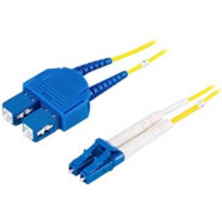 DELTACO Fiber cable LC - SC, duplex, single mode OS2, 25m