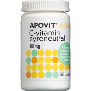 Apovit C-vitamin tabletter 80 mg (250 stk)