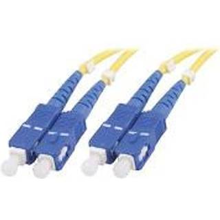 DELTACO Fiber cable SC - SC, duplex, single mode 10m