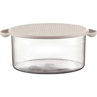 Bodum Hot Pot Bowl With Lid 2,5 L Black - Opbevaringskrukker & Låg Glas Sort - 10127-01