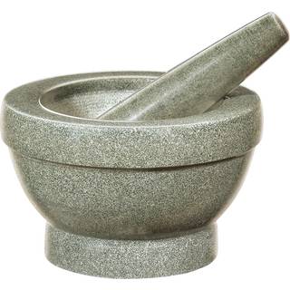 Giant Green Granite Morter m/støder 21 cm