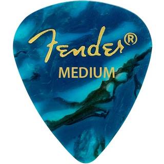 Fender Premium Celluloid Guitar Picks 351 Shape Blue Moto Medium 144-Pack