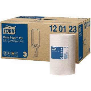 TORK Centerrulle M1 1-lag 120 m 11 rl Hvid Mini Ø14 cm Basic (120123)