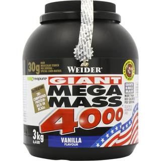 Weider - Mega Mass 4000, Vanilje - 3000g