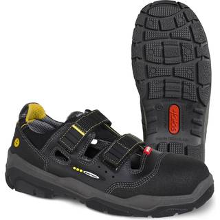 Jalas 1510 Antislip Sikkerhedssko S1, sort, bred 44
