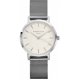 Rosefield TWS-T52 Damenuhr Quarz Tribeca mit Meshband Silberfarben