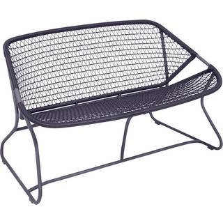 Fermob - Sixties Bench, Red Ochre - Havebænke - Frédéric Sofia - RØD - Metal/Plast