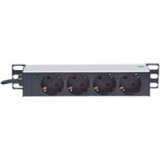 Manhattan 10" 1u Rackmount 4-way Power Strip