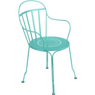 Fermob - Louvre Armchair Rosemary 48 - Udendørs spisebordsstole - Grøn - Metal