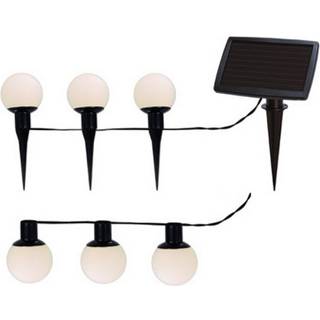 Star Trading - Solar Cell Lighting - Solar Cell Trail Globus - White - 9 cm