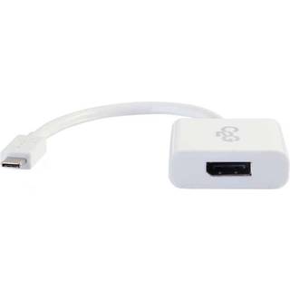 C2G USB C to DisplayPort Adapter White