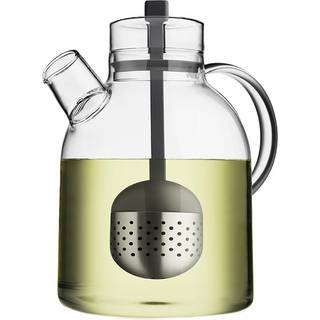 Audo Copenhagen - Kettle Teapot Clear, 1,5 L - Tekander - Norm Architects - Glas/Metal/Syntetisk/Plast