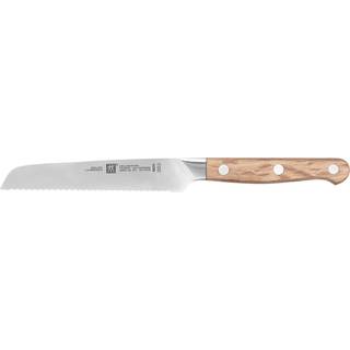 ZWILLING Pro Wood Tomatkniv 13 cm, Natur, Bølgskær
