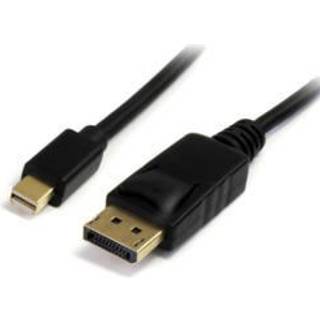 StarTech.com 1m Mini DisplayPort to DisplayPort 1.2 Cable DisplayPort 4k DisplayPort kabel 1m Sort --> På fjernlager, levevering hos dig 17-10-2026