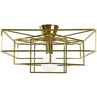 Globen Lighting Cube Loftlampe Messing