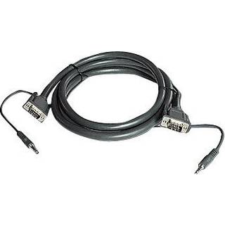KRAMER C-GMA/GMA | With 3,5mm Audio | VGA - VGA | Max | GrÃ¥ | 3m