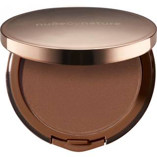 Nude by Nature Flawless Pressed Powder Foundation Kompakt pudderfoundation Skygge C8 Chocolate 10 g - 10 g