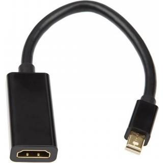 MiniDP til HDMI Adapter 5cm (sort)