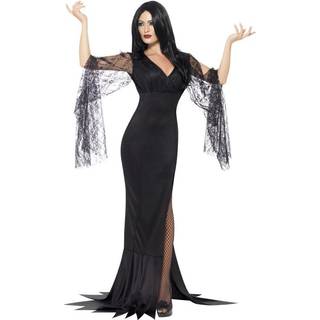 Verführerisches Morticia Kleid S
