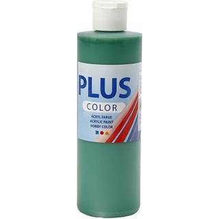 Plus Color Hobbymaling, Brilliantgrøn 250ml