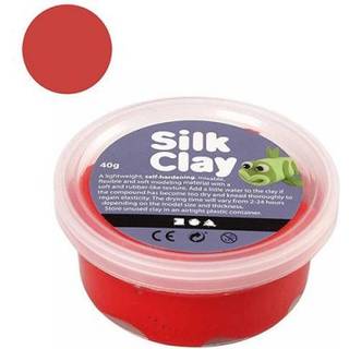Silk Clay® Rød - 40g Selvhærdende Modelleringsmasse