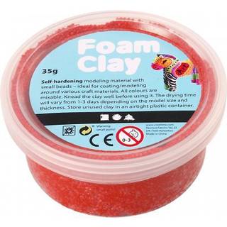 Foam Clay® Rød - 35g Selvhærdende Modellering