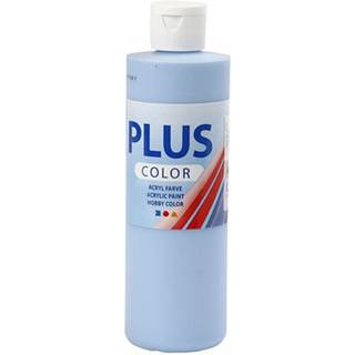 Plus Color Hobbymaling, Himmelblå 250ml - Hurtig Tørring