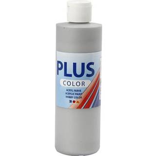 Plus Color Hobbymaling Sølv 250ml - Hurtig Tørring