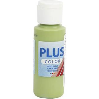 Plus Color Hobbymaling, Leaf Green 60ml - Hurtig Tørring