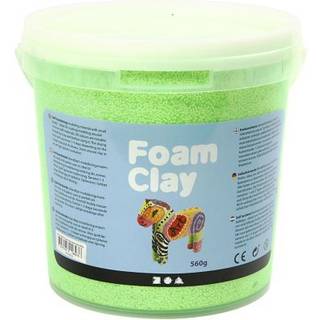 Foam Clay® Neon Grøn - 560g Selvhærdende Modellervoks