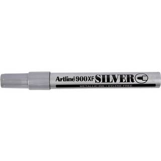 Metallic Markør 900XF 2.3mm sølv, Artline EK-900XF silver, 12stk